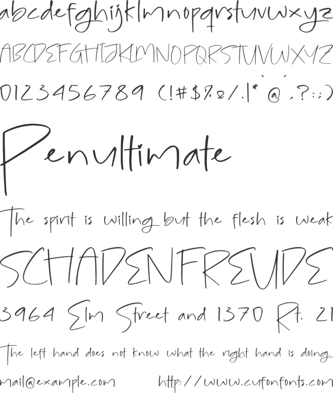 Smiley Romantik font preview