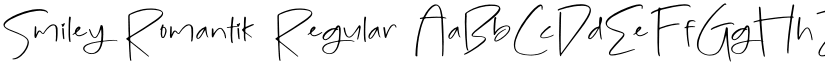 Smiley Romantik Regular font