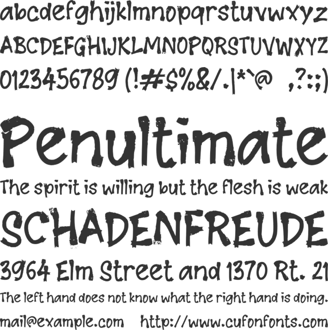 i Iruse font preview