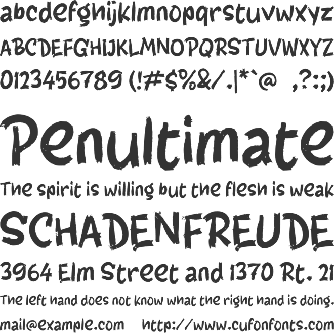 i Ignora font preview