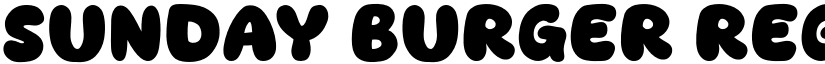 Sunday Burger Regular font