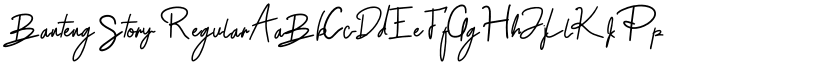 Banteng Story Regular font