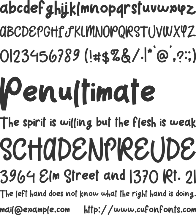 PinkBarbie font preview