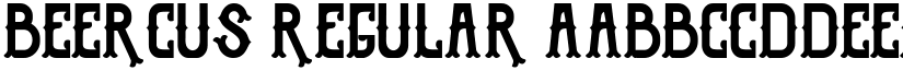 Beercus Regular font