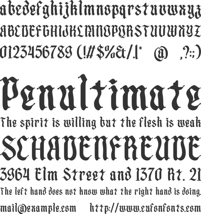 Metalsoup font preview