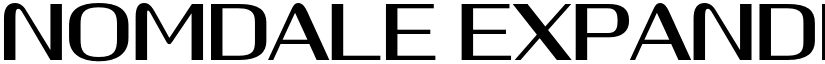 Nomdale Expanded font