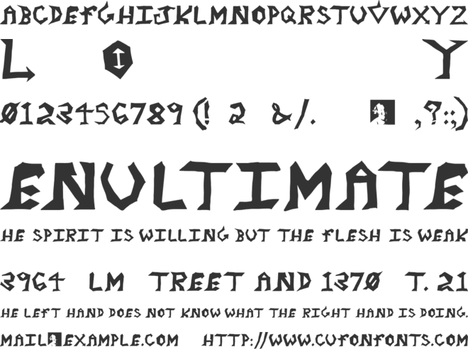 GOODVANDAL 2 font preview