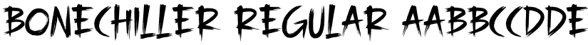 Bonechiller Regular font