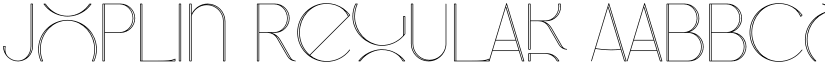Joplin Regular font