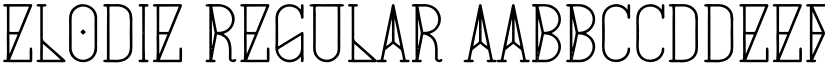 Elodie Regular font