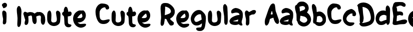 i Imute Cute Regular font