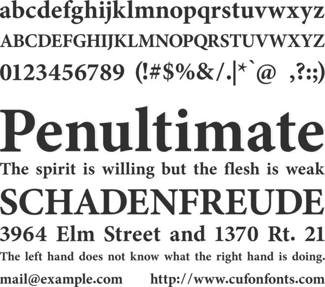 LOISVILLE font preview