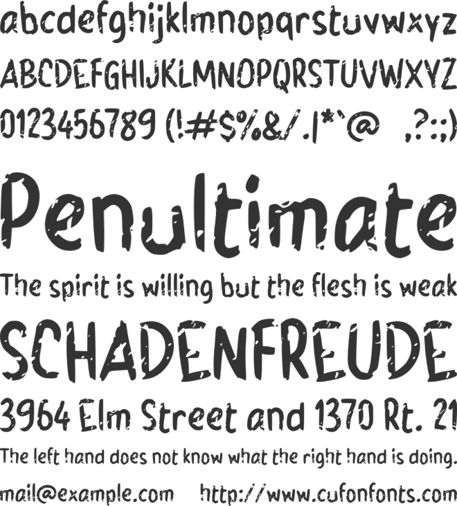 i Ikrar font preview