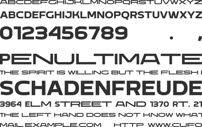 Super Ground font preview