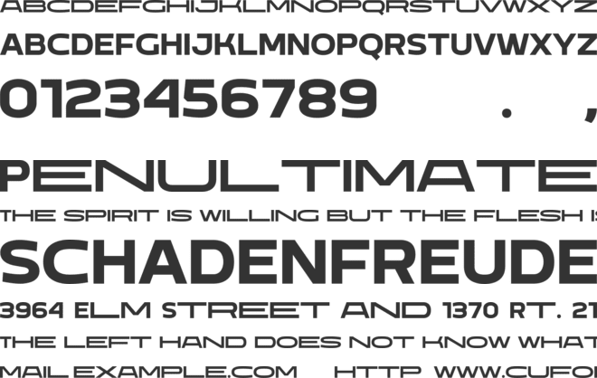 Super Ground font preview