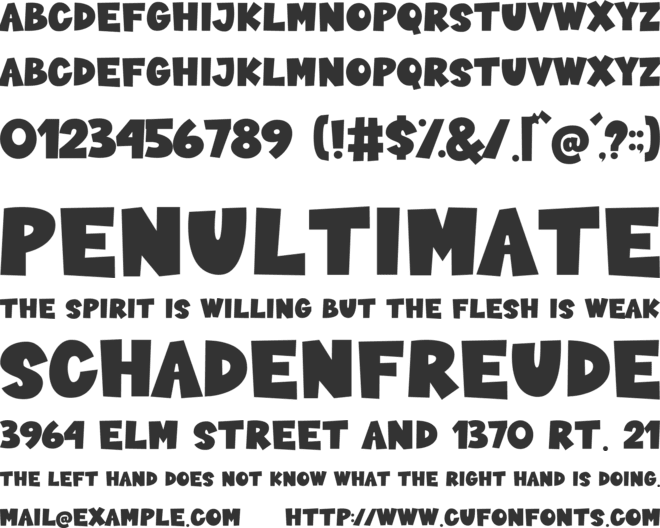 Sushi Moshi font preview