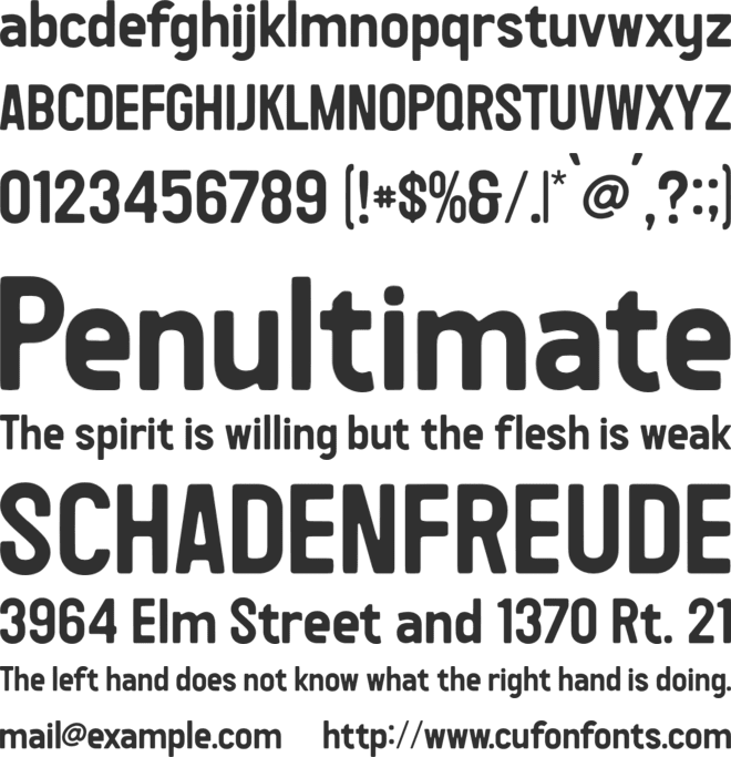 Wolfers font preview