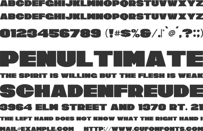 Slob Dough font preview