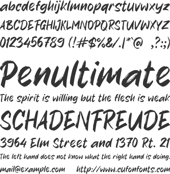 i Ideku font preview