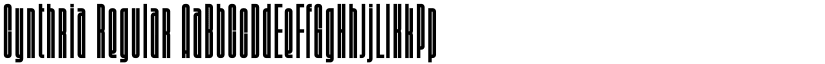 Cynthria Regular font