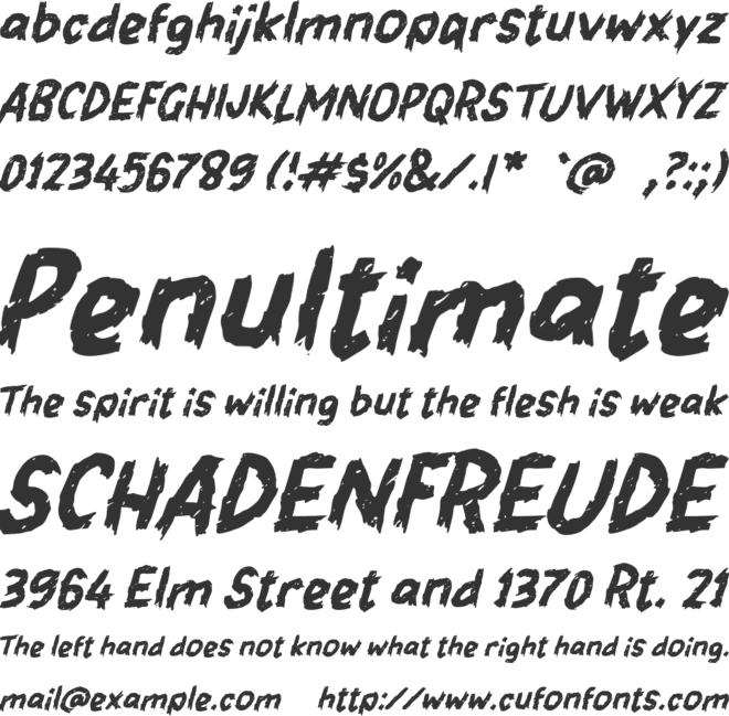 i Imorsi font preview