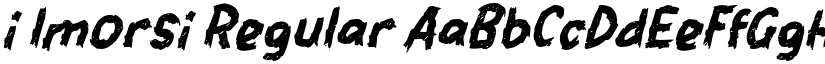 i Imorsi Regular font