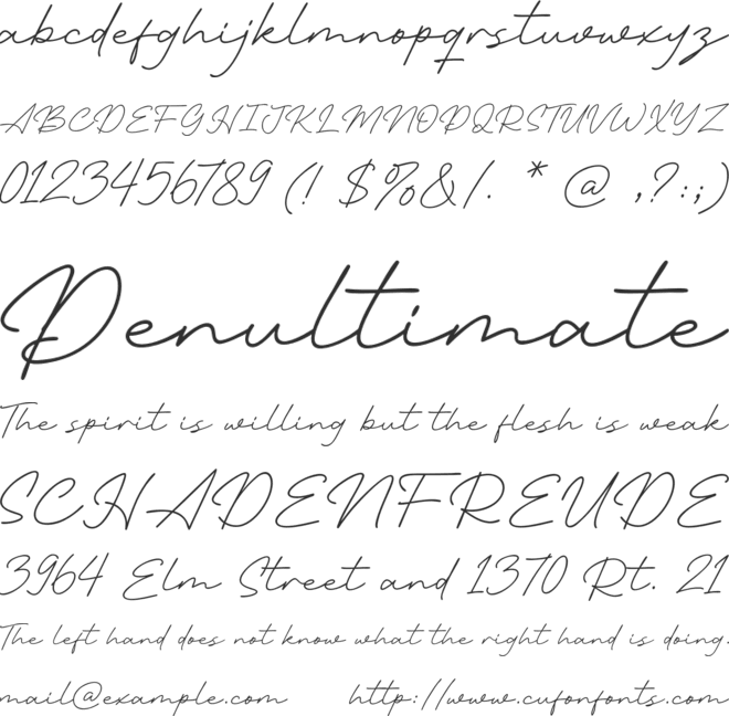 Autumn Wind font preview