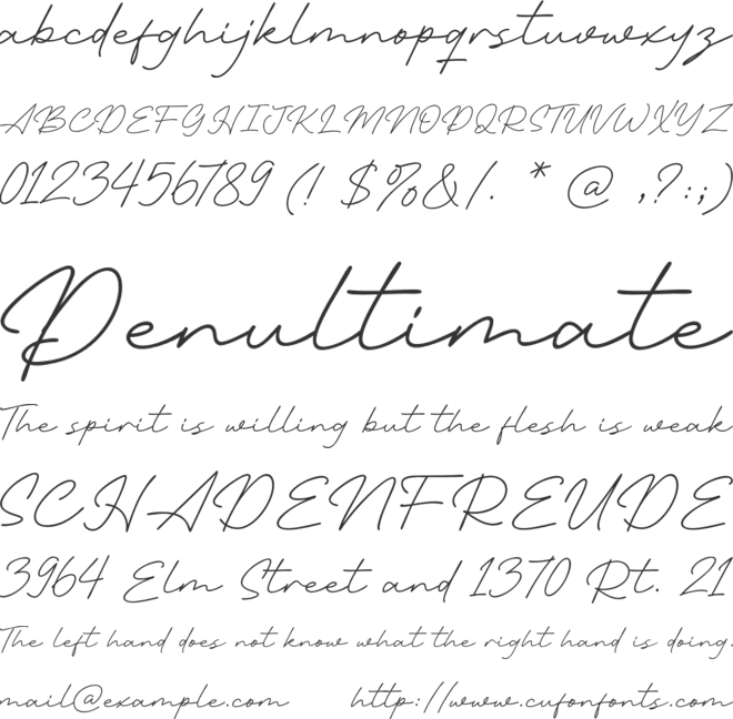 Autumn Wind font preview