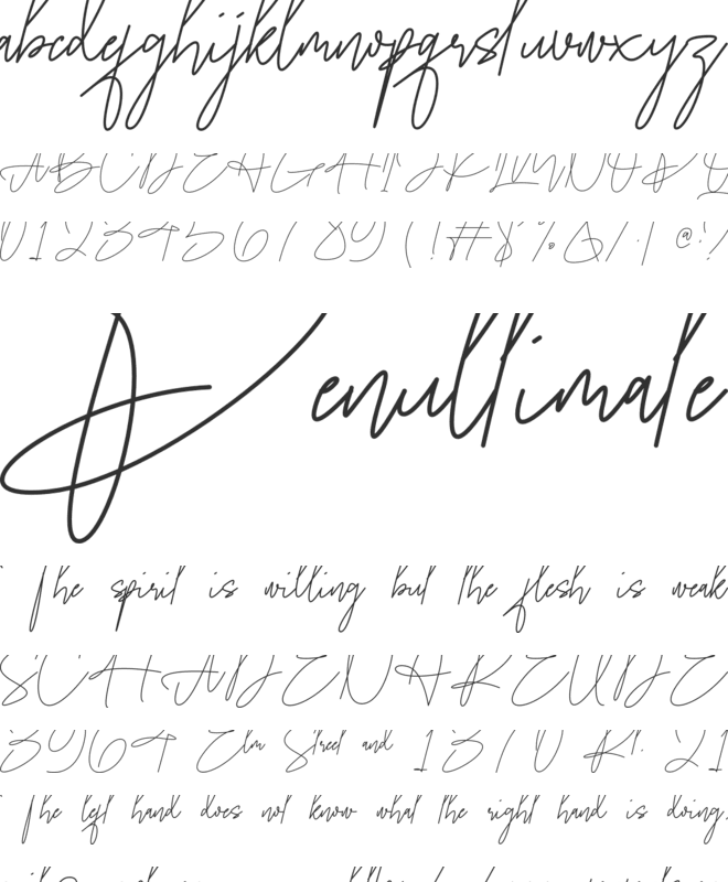 Antasarya font preview