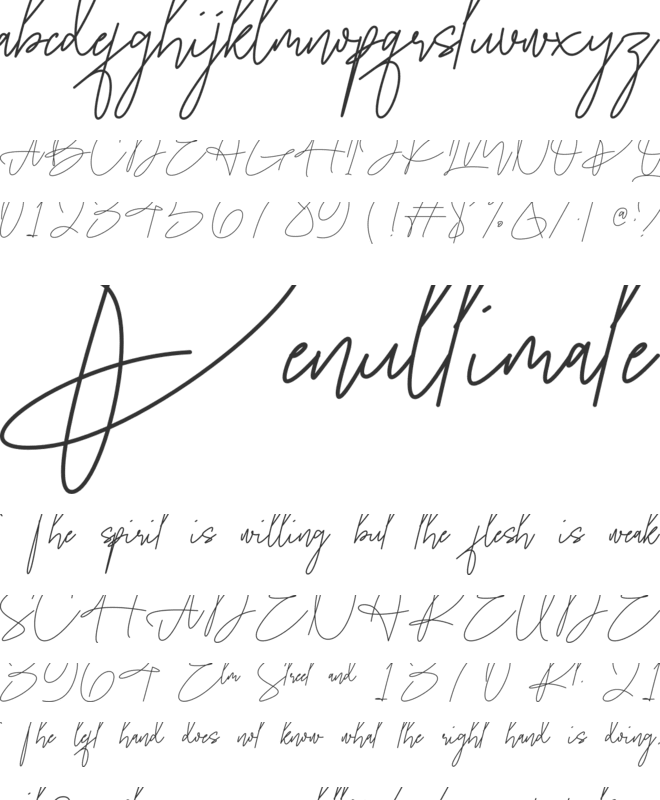 Antasarya font preview
