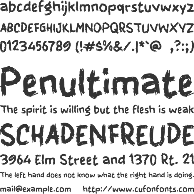 i Image of Night font preview