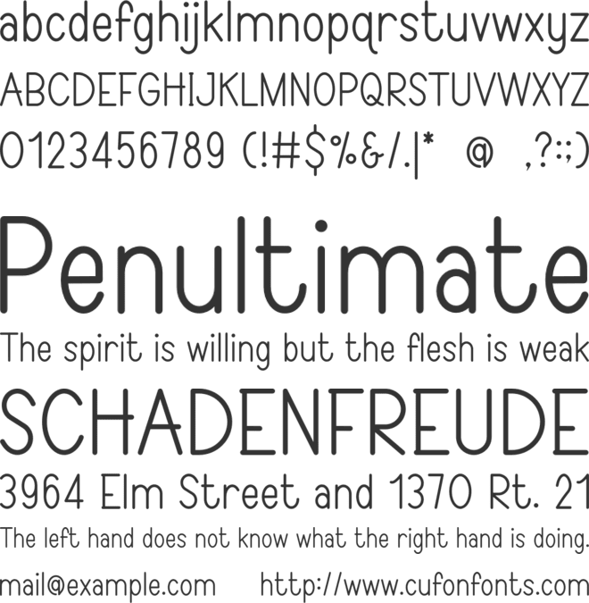 Eloka SansFL font preview