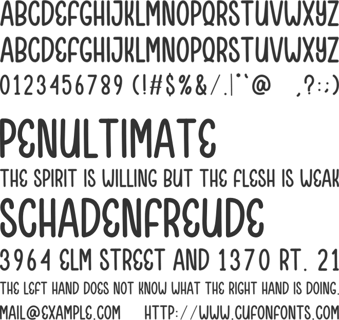 Farmers And Sellers font preview