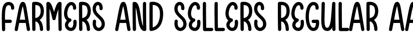 Farmers And Sellers Regular font