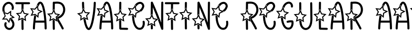 Star Valentine Regular font