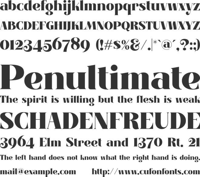 VinPoire font preview