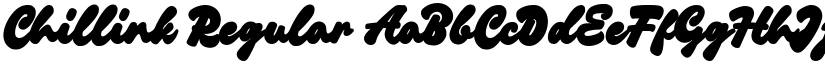 Chillink Regular font