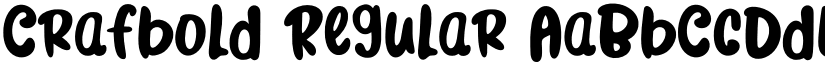 Crafbold Regular font