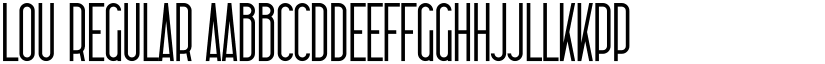 Lou Regular font