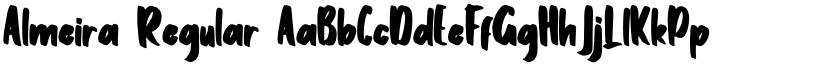 Almeira Regular font