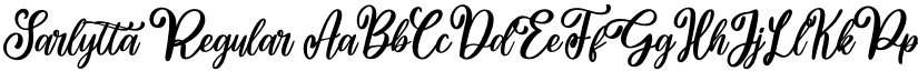Sarlytta Regular font
