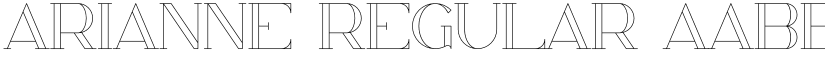 Arianne Regular font