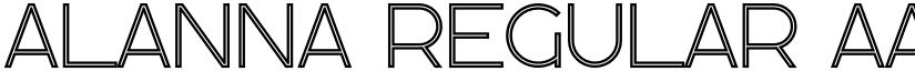 Alanna Regular font