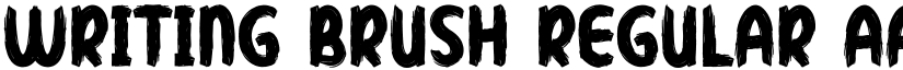 Writing Brush font download