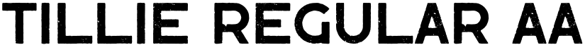 Tillie Regular font