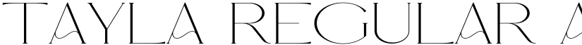 Tayla Regular font