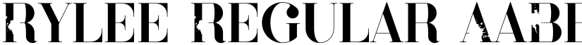 Rylee Regular font