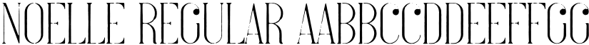 Noelle Regular font