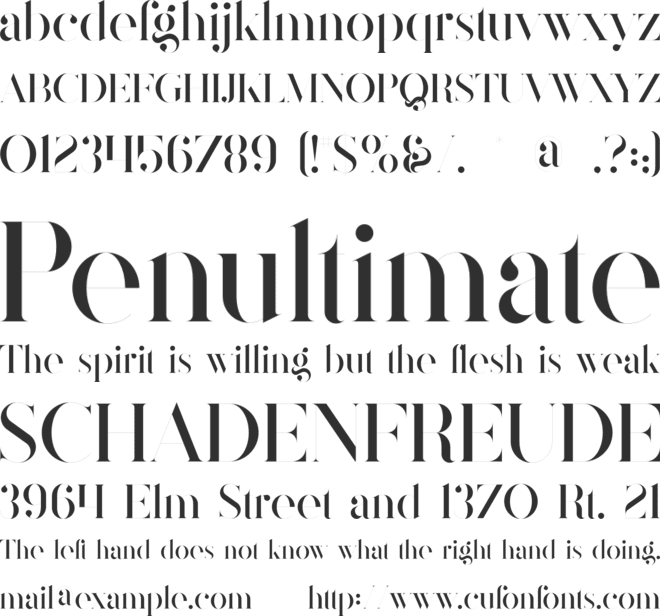 Mabel font preview
