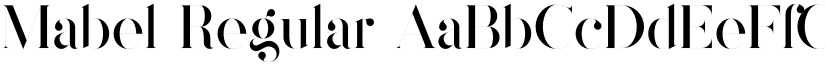 Mabel Regular font